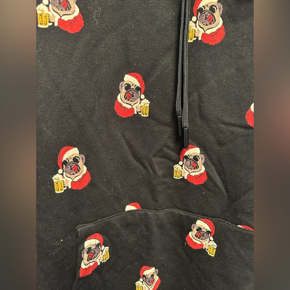 Denim & Flower Festive Black and Red Sweater - Picture 2 of 5